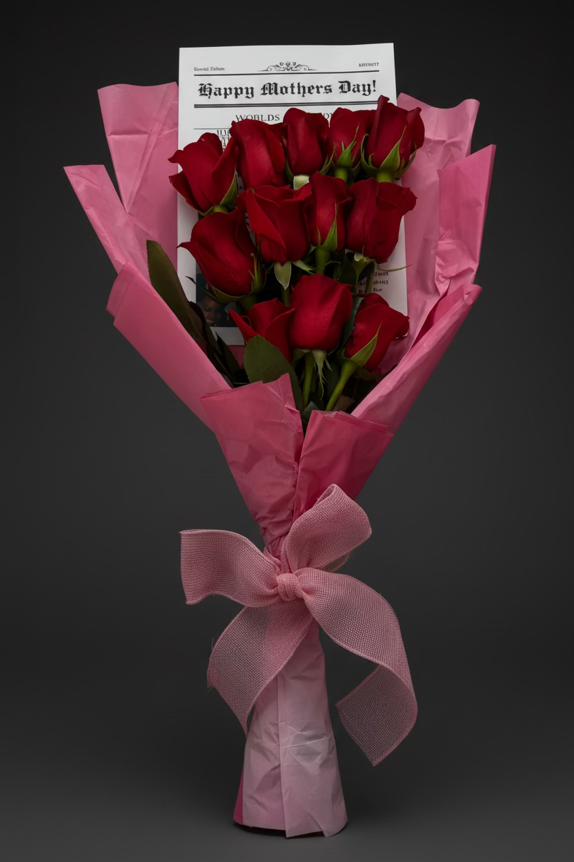 Dozen Roses Newsletter Bouquet