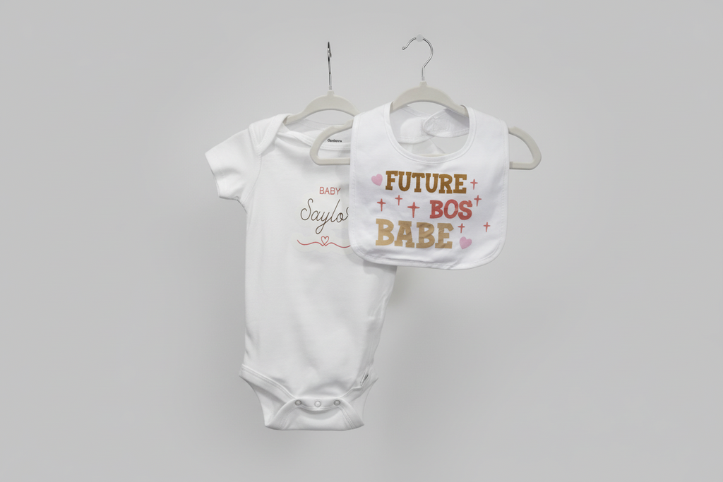 BUNDLE OF JOY ONESIE &BIB STATION