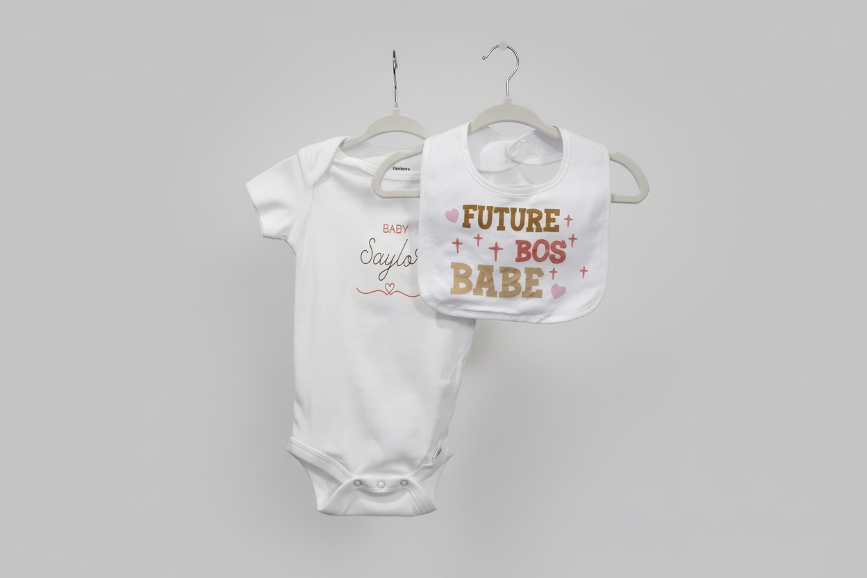 BUNDLE OF JOY ONESIE &BIB STATION